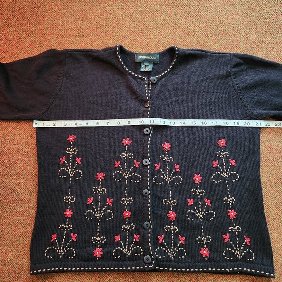 Bushwacker Embroidered Women's Cardigan - Picture 5 of 6